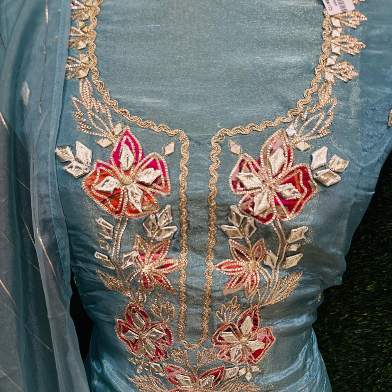 Pure shimmer silk designer work suits only-https://i-media.vyaparify.com/vcards/products/303069/product_1757677740_68c408acdf1cf.jpeg Image