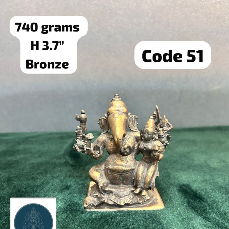 Shakti Ganesha / Maha ganapati - made of bronze-https://i-media.vyaparify.com/vcards/products/303179/product_1758006586_68c90d3abe09b.jpeg Image
