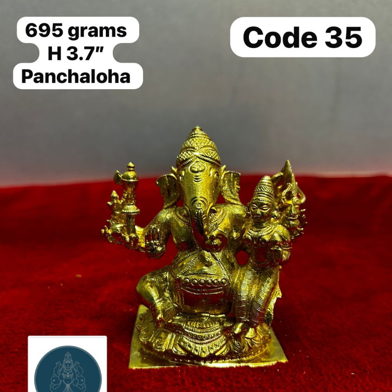 Shakti Ganesha / maha ganapati - made of panchaloha-https://i-media.vyaparify.com/vcards/products/303180/product_1758006770_68c90df225a51.jpeg Image
