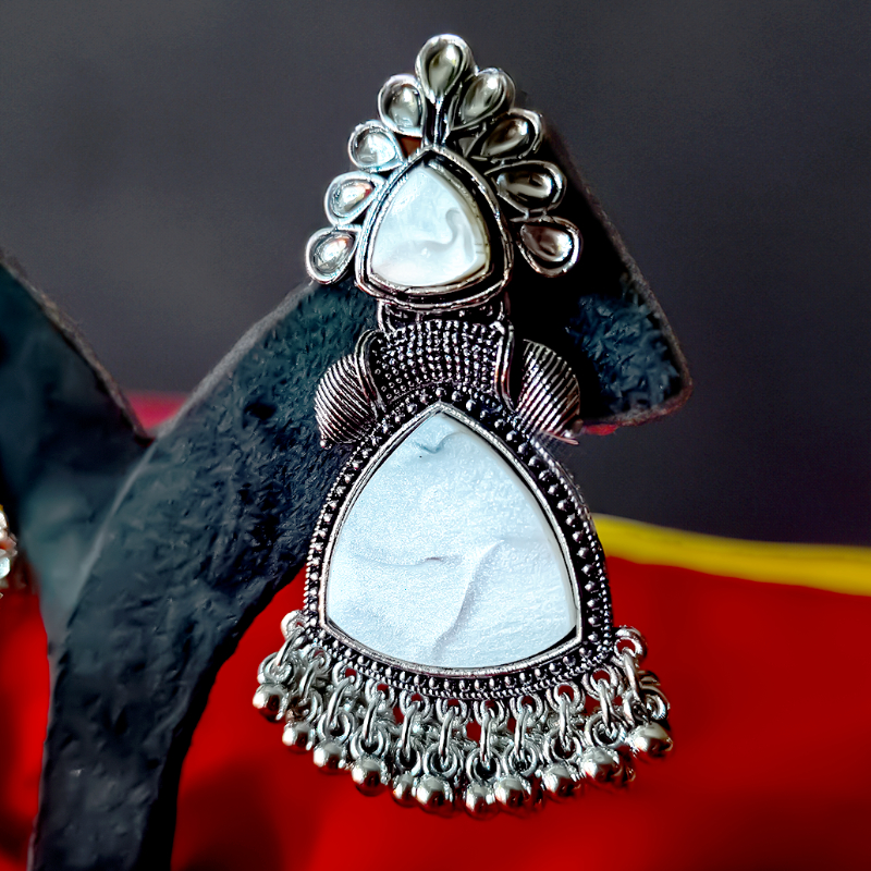 OXIDISED JHUMKI WITH WHITE STONE-https://i-media.vyaparify.com/vcards/products/303187/product_1758007238_68c90fc6db29e.png Image