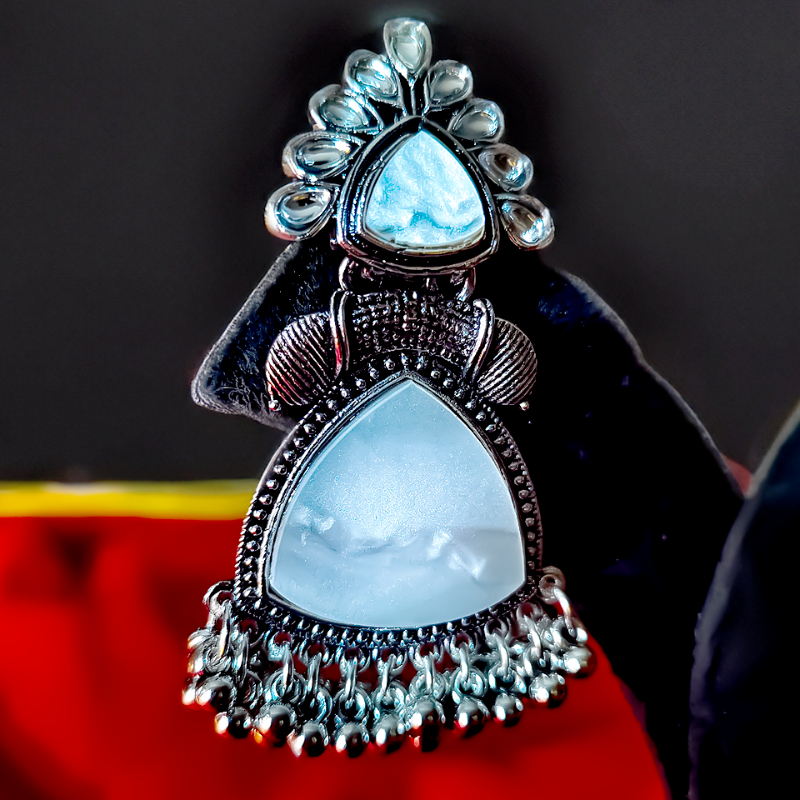 OXIDISED JHUMKI WITH WHITE STONE-https://i-media.vyaparify.com/vcards/products/303188/product_1758007239_68c90fc7395fa.png Image