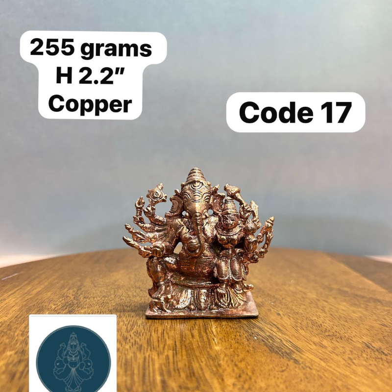 Shakti Ganesha / mahaganapati - made of copper-https://i-media.vyaparify.com/vcards/products/303204/product_1758009649_68c919314a7d9.jpeg Image