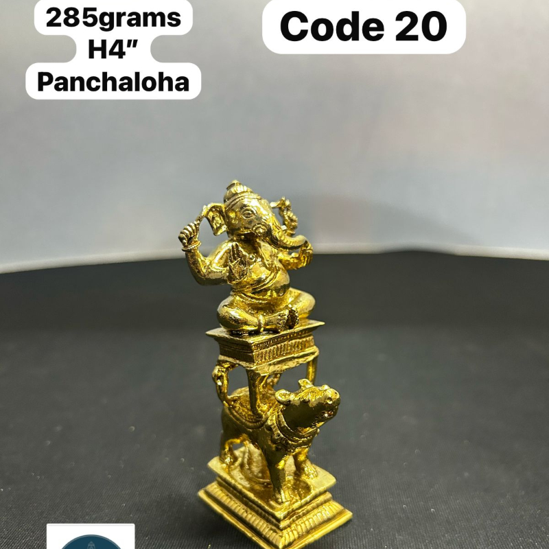 Ganesha with mushika - made of panchaloha-https://i-media.vyaparify.com/vcards/products/303207/product_1758010071_68c91ad775828.jpeg Image