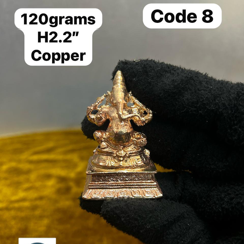 Ganesha idol - made of copper-https://i-media.vyaparify.com/vcards/products/303209/product_1758010289_68c91bb1bb627.jpeg Image