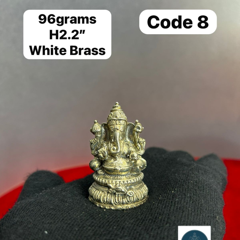 Ganesha idol - made of white brass-https://i-media.vyaparify.com/vcards/products/303212/product_1758010750_68c91d7e3277c.jpeg Image