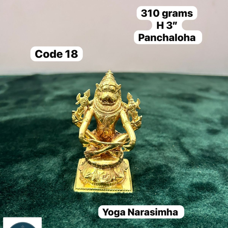 Yoga Narasimha swamy - Made of panchaloha-https://i-media.vyaparify.com/vcards/products/303417/product_1758089940_68ca52d487290.jpeg Image