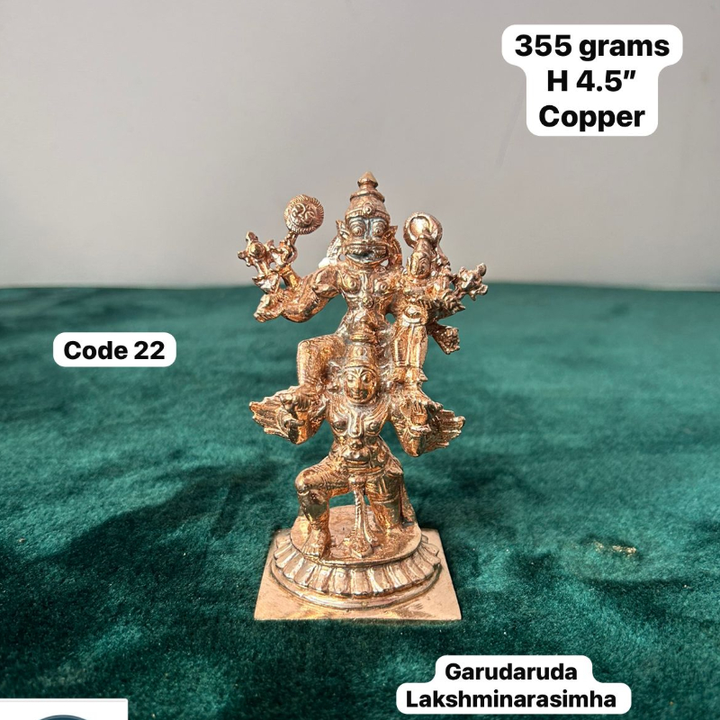 Garudaruda Lakshmi Narasimha - Made of copper-https://i-media.vyaparify.com/vcards/products/303427/product_1758090994_68ca56f2a8d1f.jpeg Image