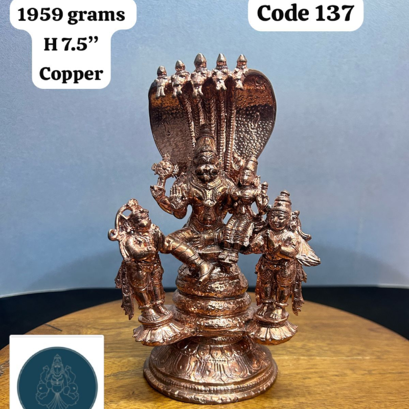 Lakshminarasimha with shesha naga and garuda hanuman-https://i-media.vyaparify.com/vcards/products/303451/product_1758093055_68ca5eff57e6a.jpeg Image