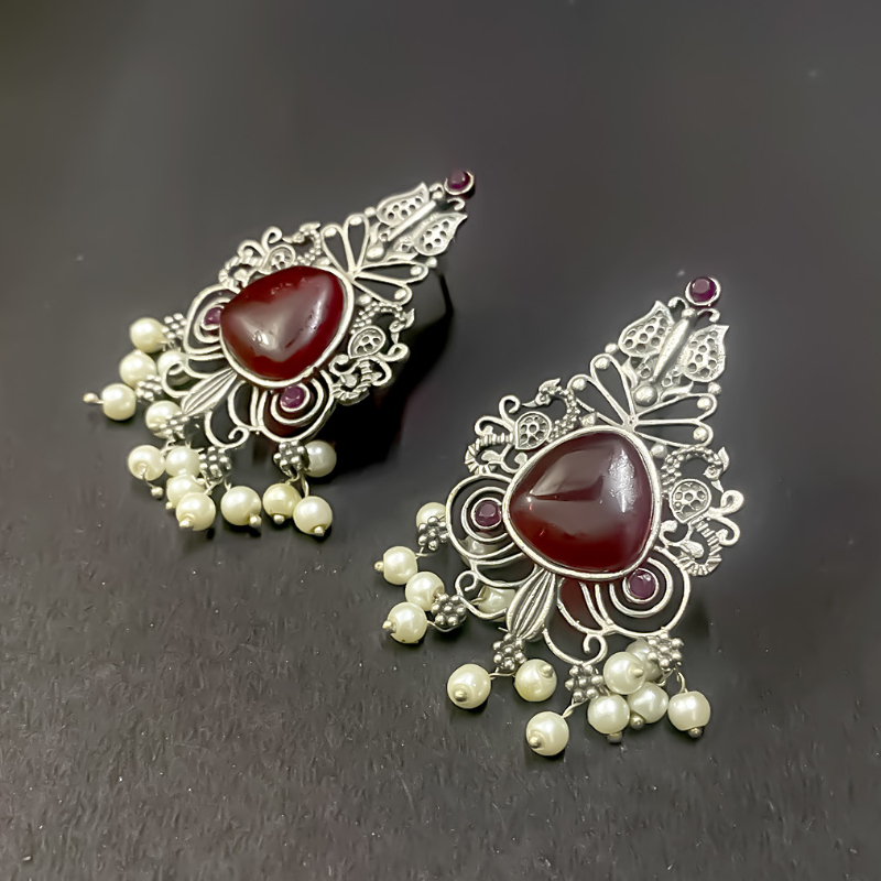 OXIDISED EARRINGS-https://i-media.vyaparify.com/vcards/products/303457/product_1758093208_68ca5f98ddc37.jpeg Image