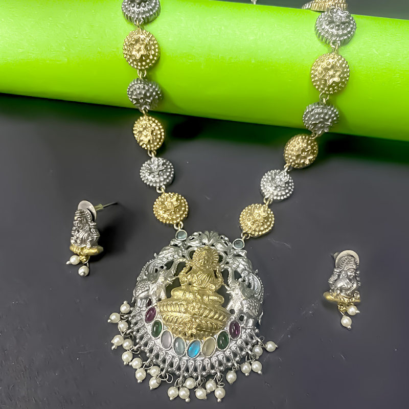 OXIDISED JEWELLERY SET WITH MATA JI DESIGN-https://i-media.vyaparify.com/vcards/products/303502/product_1758099411_68ca77d3380c3.jpeg Image