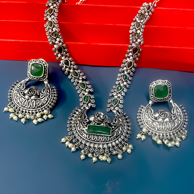 OXIDISED JEWELLERY SET-https://i-media.vyaparify.com/vcards/products/303514/product_1758100394_68ca7baaeae1b.jpeg Image