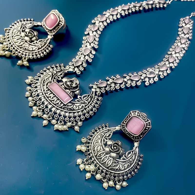 OXIDISED JEWELLERY SET-https://i-media.vyaparify.com/vcards/products/303518/product_1758100692_68ca7cd47e539.jpeg Image