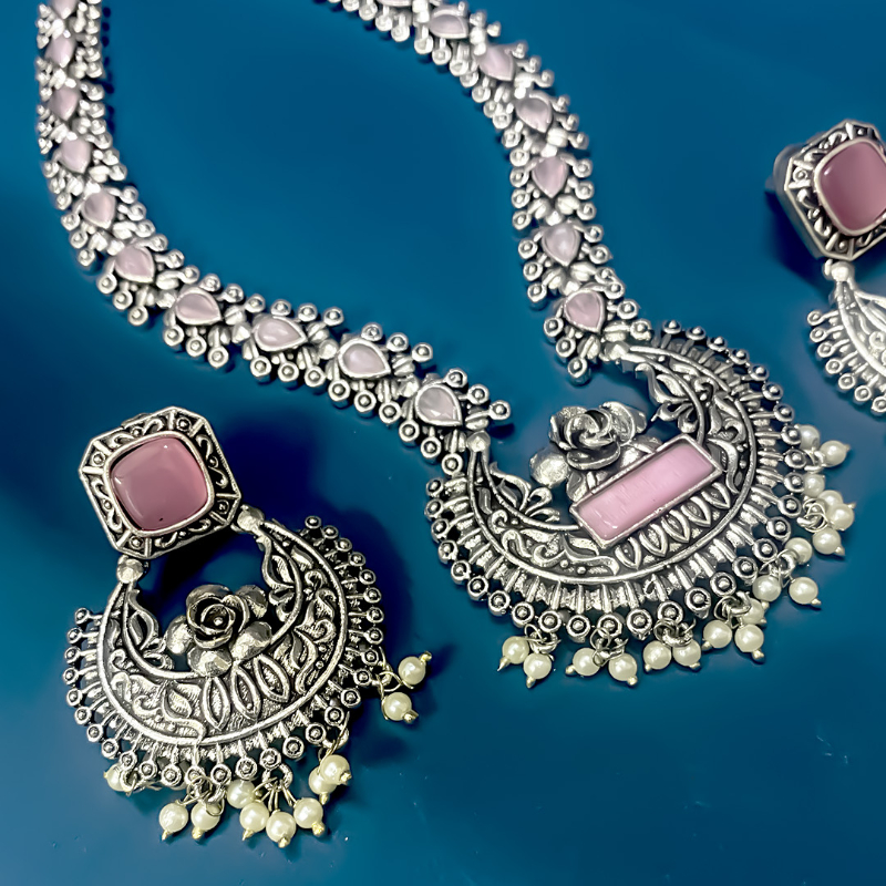 OXIDISED JEWELLERY SET-https://i-media.vyaparify.com/vcards/products/303519/product_1758100692_68ca7cd4c3fc0.jpeg Image