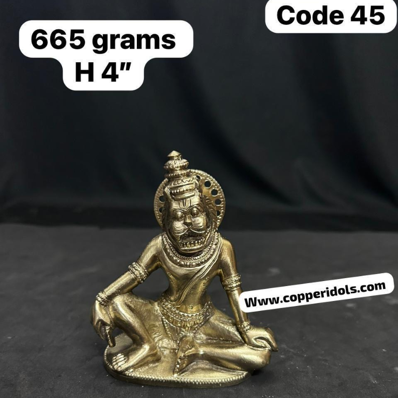 Prayoga chakra narasimha - made of panchaloha-https://i-media.vyaparify.com/vcards/products/303534/product_1758101725_68ca80dd4f6fb.jpeg Image