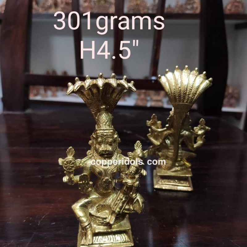 Lakshminarasimha with shesha naga - made of panchaloha-https://i-media.vyaparify.com/vcards/products/303553/product_1758102891_68ca856bed781.jpeg Image