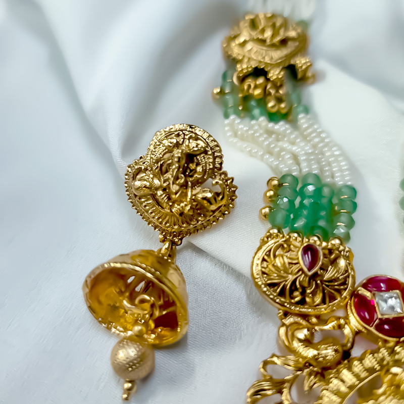 RAANI HAAR JEWELLERY SET WITH GANPATI DESIGN-https://i-media.vyaparify.com/vcards/products/303608/product_1758112803_68caac2365d86.png Image