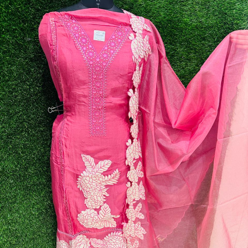 Pure organza leaf cut work suit-https://i-media.vyaparify.com/vcards/products/303993/product_1758544766_68d1437e449e8.jpeg Image