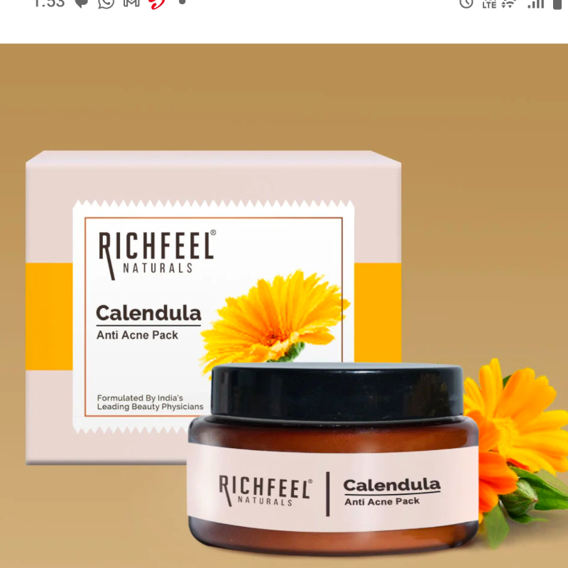 Calendula Anti Acne Pack for Clear Skin