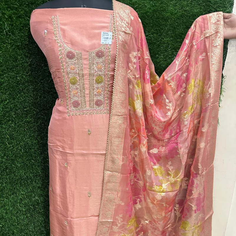 Pure shimmer designer suits with designer banarsi dupatta-https://i-media.vyaparify.com/vcards/products/304355/product_1759150731_68da828be52d3.jpeg Image