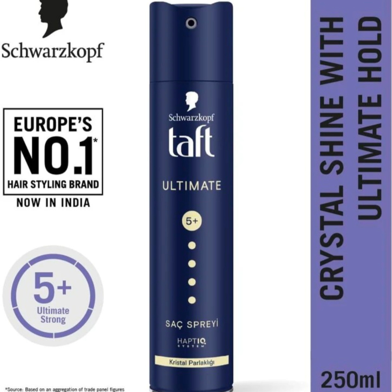 Schwarzkopf TAFT Ultimate Hair Spray for Ultimate Hold