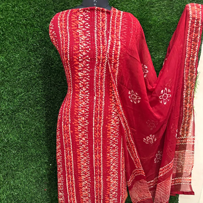 Pure chiffon bandhej jaipuri suit with pure dupatta designer back-https://i-media.vyaparify.com/vcards/products/304517/product_1759498605_68dfd16db80bd.jpeg Image