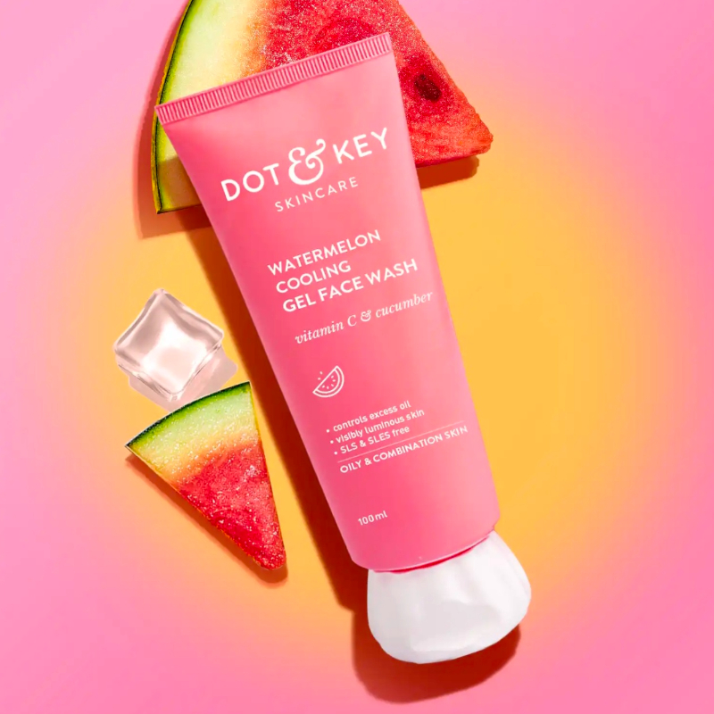 Dot & Key Watermelon Cooling Gel Face Wash for Glowing Skin