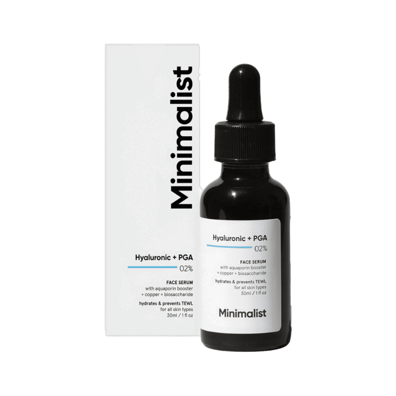 Minimalist Hyaluronic+PGA 02% Face Serum for Radiant Skin