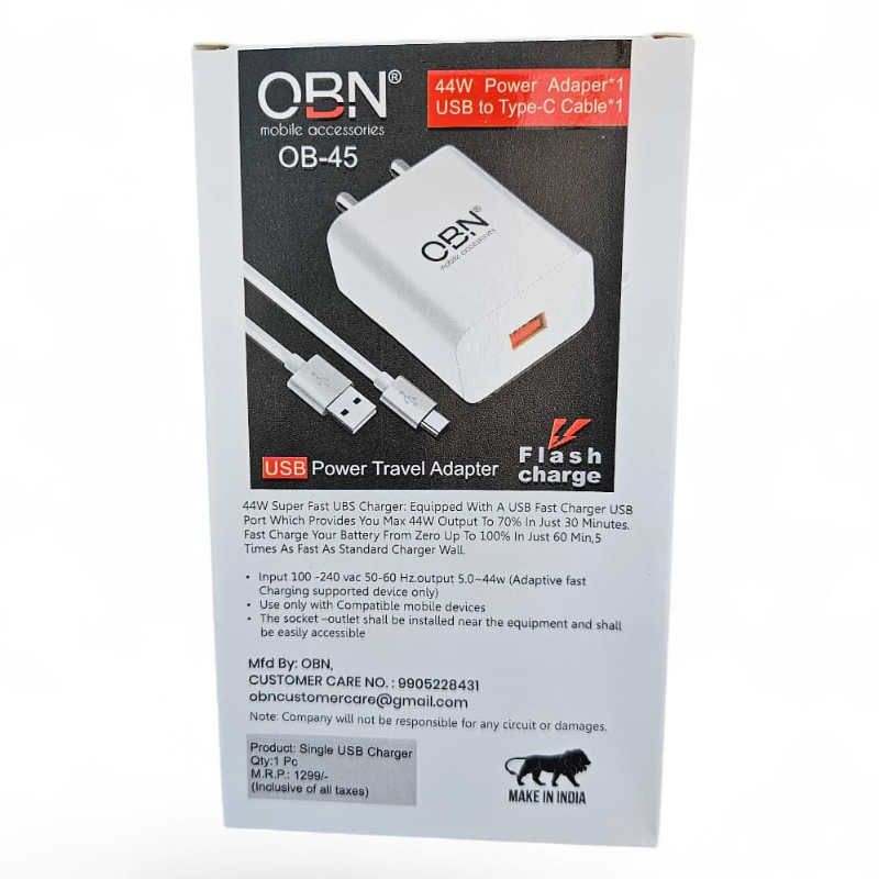 OB-45 44w Flash charger-https://i-media.vyaparify.com/vcards/products/304849/product_1760095534_68e8ed2e5e14c.jpeg Image