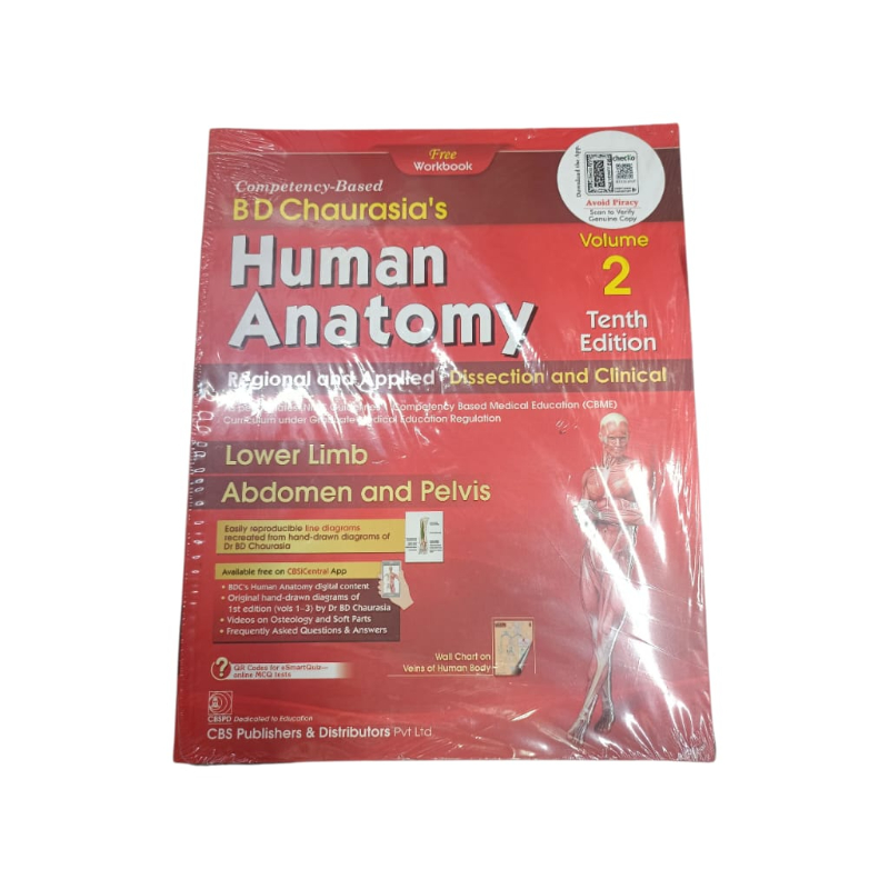 BD Chaurasia’s Human Anatomy, 10 edtion , Volumes 1– 4 with free Workbooks and BDC’s Human Anatomy-https://i-media.vyaparify.com/vcards/products/305053/product_1761435198_68fd5e3ea088d.jpeg Image