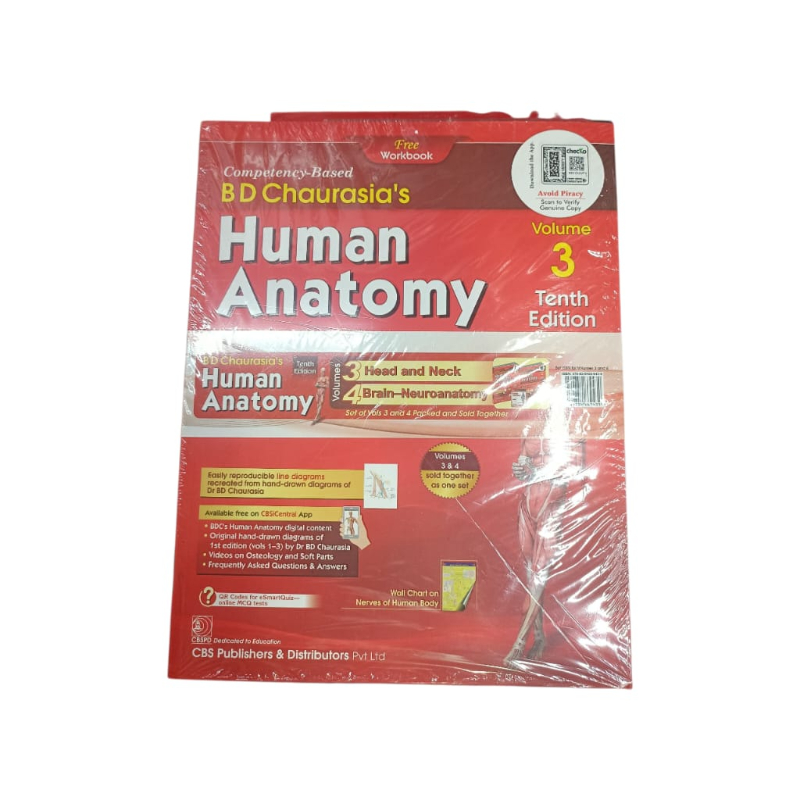 BD Chaurasia’s Human Anatomy, 10 edtion , Volumes 1– 4 with free Workbooks and BDC’s Human Anatomy-https://i-media.vyaparify.com/vcards/products/305054/product_1761435198_68fd5e3ec7747.jpeg Image