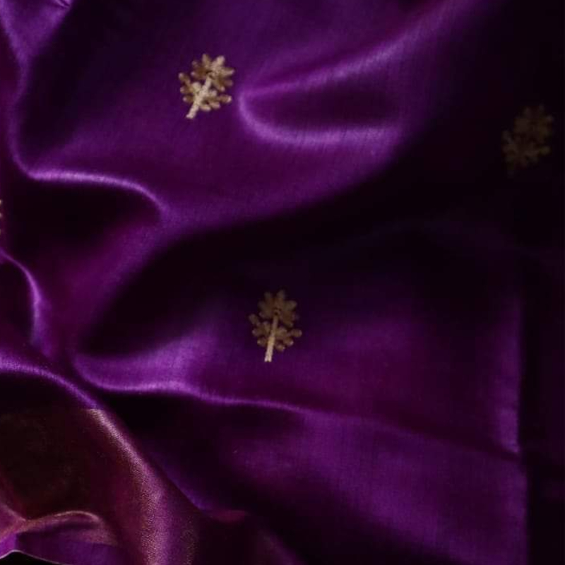100% Pure Tussar Moonga Silk Sarees With Beautiful Hand Embroidery works Party Wear-https://i-media.vyaparify.com/vcards/products/305454/product_1763193859_6918340301fa1.jpeg Image