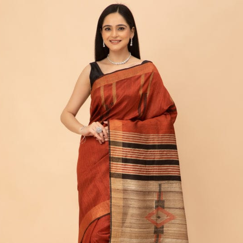 100% Pure Tussar Dupian Silk Saree Party Wear-https://i-media.vyaparify.com/vcards/products/305458/product_1763194374_69183606b9a16.jpeg Image