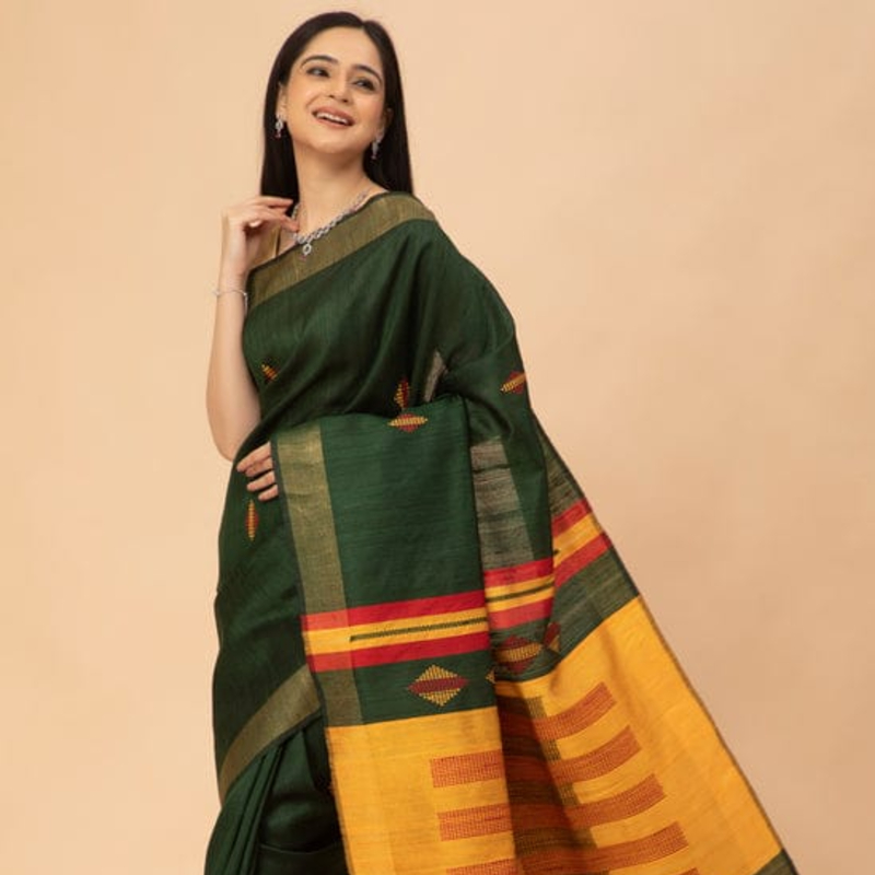 100% Pure Tussar Dupian Silk Saree Party Wear-https://i-media.vyaparify.com/vcards/products/305459/product_1763194374_69183606eb962.jpeg Image