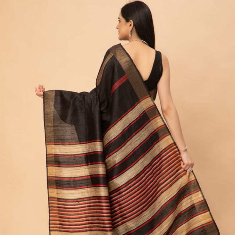 100% Pure Tussar Dupian Silk Saree Party Wear-https://i-media.vyaparify.com/vcards/products/305460/product_1763194375_691836072897e.jpeg Image