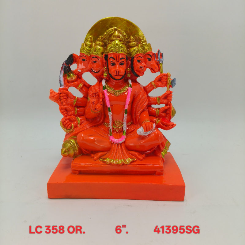 Panchmukhi Hanuman Orange (6 inch)-https://i-media.vyaparify.com/vcards/products/306104/product_1764491479_692c00d7b8771.jpeg Image