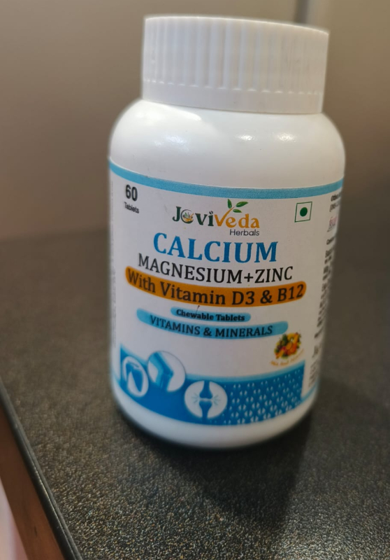  CALCIUM WITH VITAMIN D3, B12, MAGNESIUM + ZINC AMAN LIFE CARE AYURVEDA Plot No. 11/f/1, Road No. 8,9 Near Market, Baiganwadi, Govandi, Mumbai - 400043