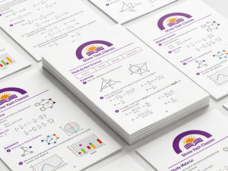  10th Board Study Material Shree Yash Classes - By Subbu Sir Pune, Maharashtra 411028, India