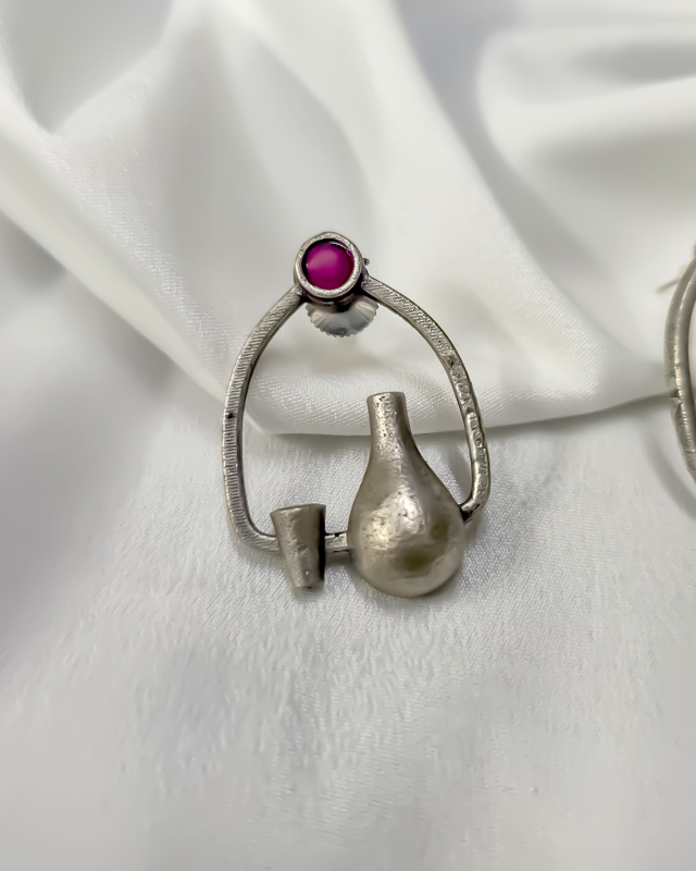 Purnima Oxidised Earrings - Elegant Statement Jewelry-https://i-media.vyaparify.com/vcards/products/306873/product_1767352826_6957a9fabf6ca.png Image