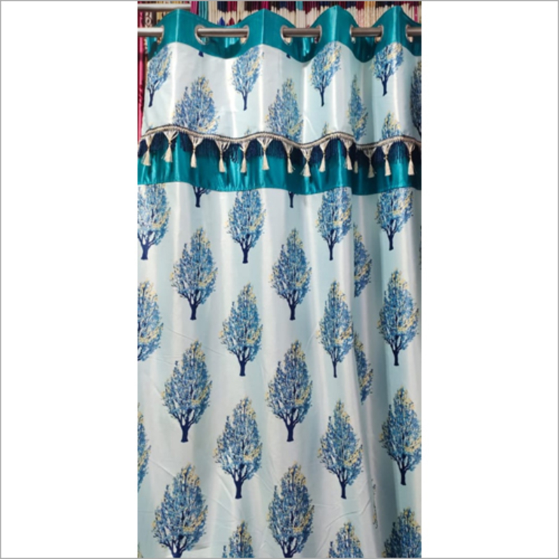 Multicolor Multicolor Jhalar Curtain HARI CREATION Umarwada, Surat