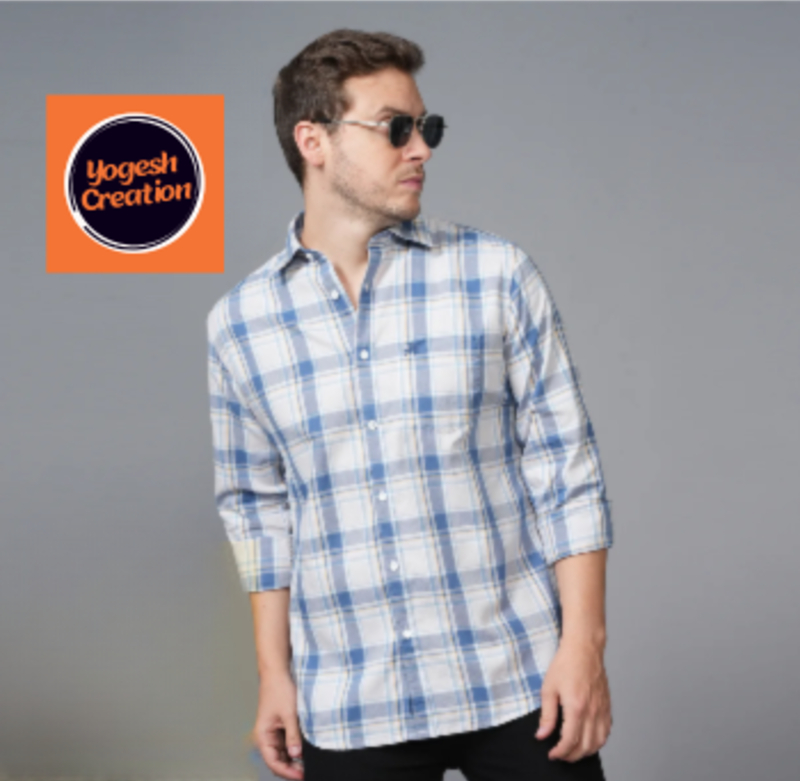  Casual Blue Check Shirt Yogesh Verma Indore, Madhya Pradesh 452001, India