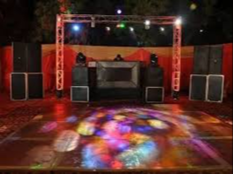 Music system for DJ night SAWARIYA DJ 