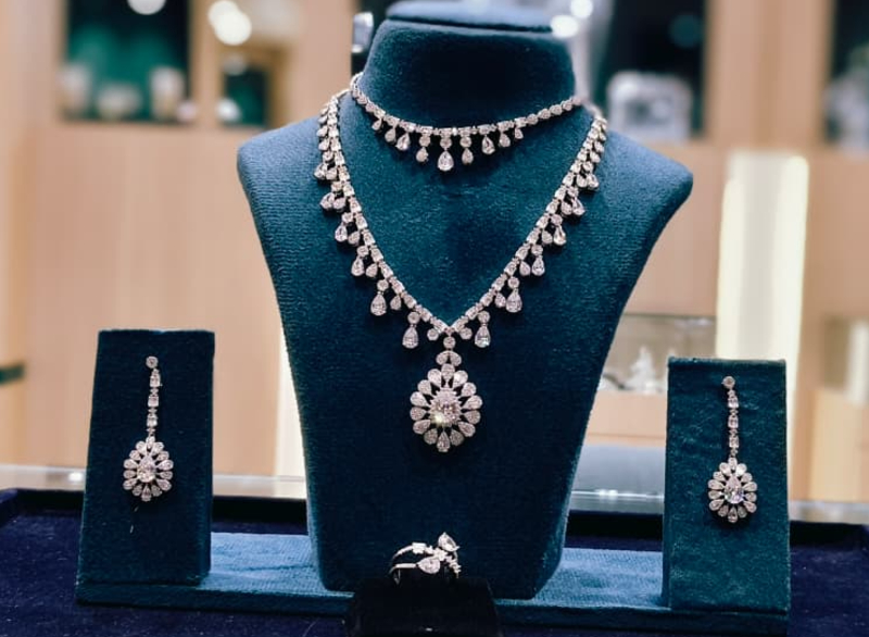 SILVER NECKLACE SET Mohan Creations – Best Jewellery Store Giridih, Jharkhand Mathadih, Jharkhand 815301, India