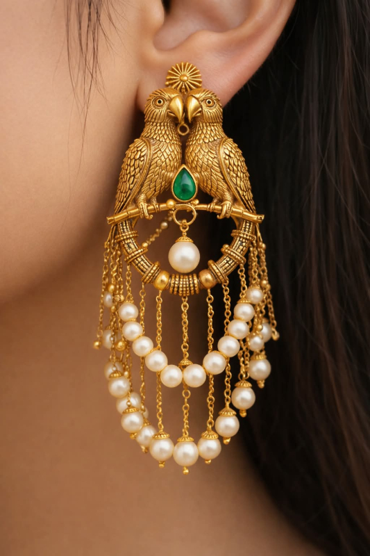 Gold stylish Jhoomka Kisna Diamond And Jewellery Indore, Madhya Pradesh 452001, India