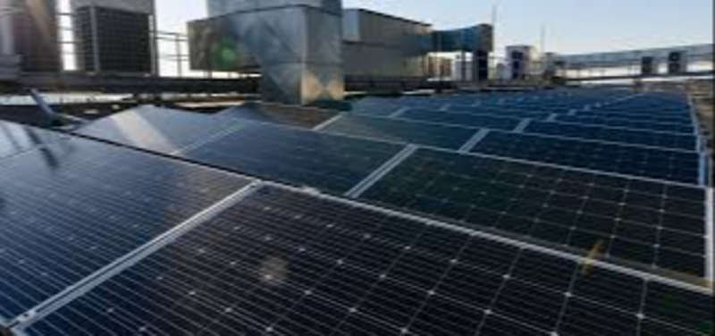 Solar panel setup for Hotel Ghanak Green Energy Kejad, Sarada  Udaipur Rajasthan