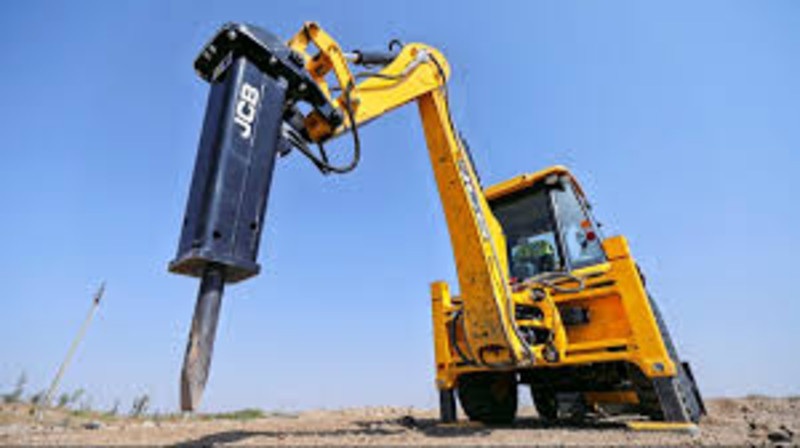 JCB Service for Sewerage line Rajput Enterprises Betma