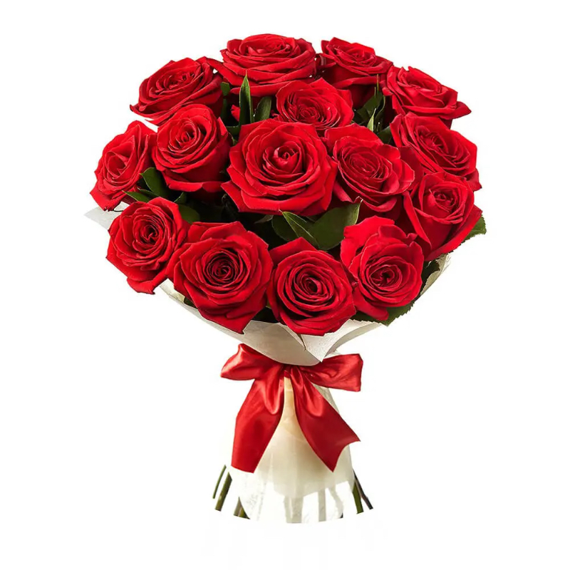 Bouquet of 12 Red Roses in Paper Packing GRT Flower And Decorator COLLEGE MAIN ROAD, Siddaveerappa Badavane, BIET, Davanagere, Karnataka 577004, India