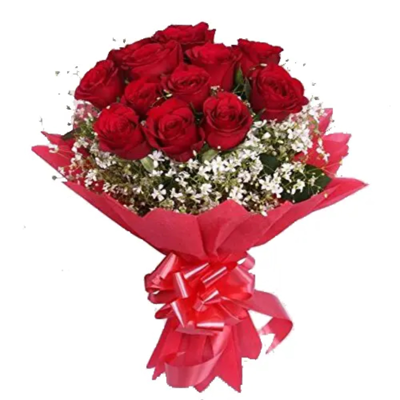 12 Red Passion Flower GRT Flower And Decorator COLLEGE MAIN ROAD, Siddaveerappa Badavane, BIET, Davanagere, Karnataka 577004, India