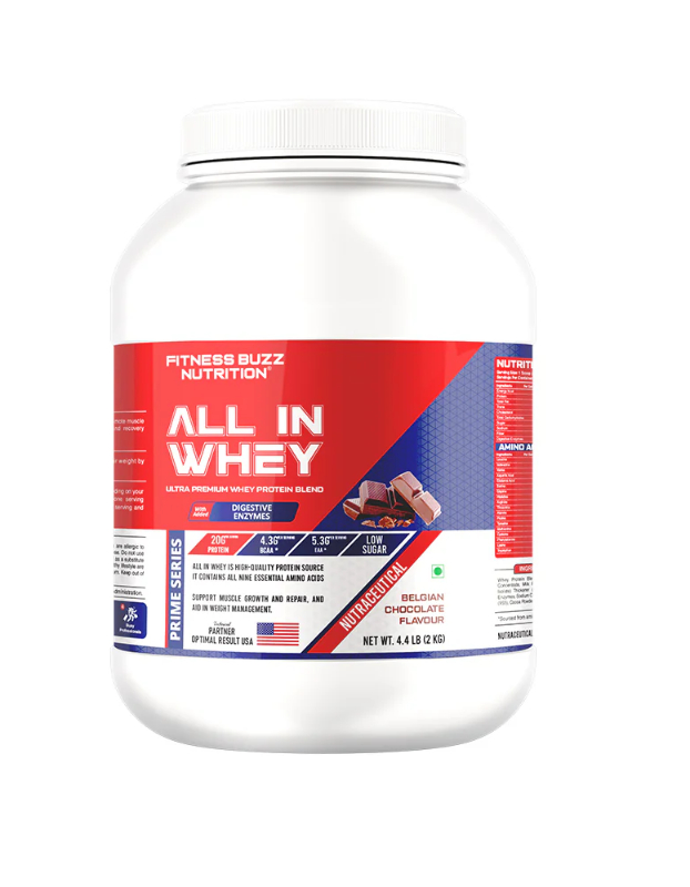  FITNESS BUZZ ALL IN WHEY 2KG THE NUTRITION HOUSE OPP LAXMI MEDICAL STORRE, MAIN RAOD DEVENDRA NAGAR, RAIPUR
