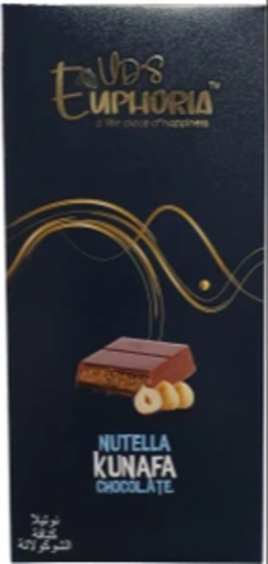  kunafa UDS Euphoria Chocolate Bar | Hazelnut with Milk Chocolate Bars (100 g) Choconuts - Best Chocolate & Dry Fruits Shop Shop No 1, Kumar Pavilion, East St, Next To PNG Showroom, Pune Cantonment, Pune, Maharashtra 411001, India