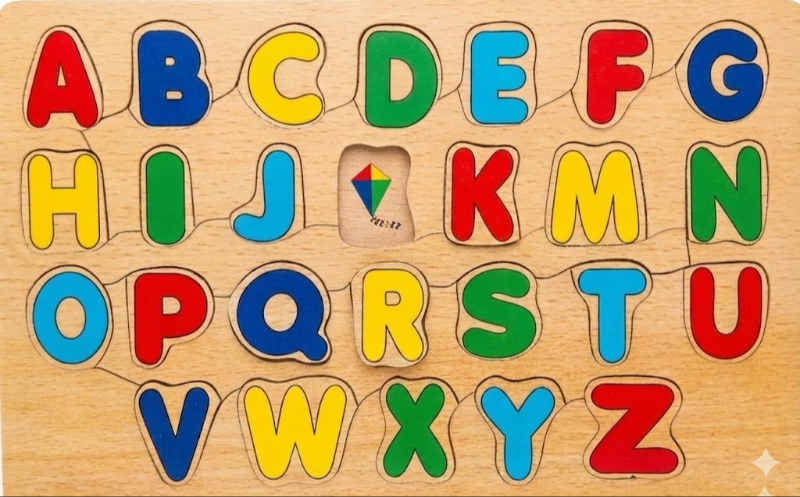 Educational puzzle Alphabet Wooden Nitya Toy And Home Decor Tilakhedi Road, Vidisha,beside Dev Academy Madhya Pradesh 464001, India